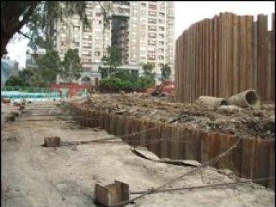 背拉擋土支撐系統